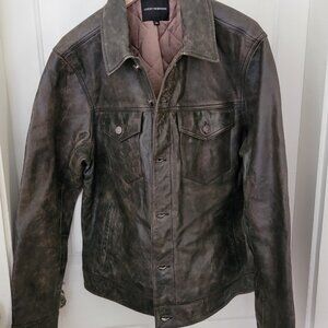 LAMB SKIN LEATHER JACKET BY LUCKY NEW W/TAGS MENS L